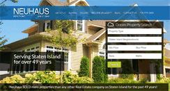 Desktop Screenshot of neuhausrealty.com