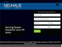 Tablet Screenshot of neuhausrealty.com